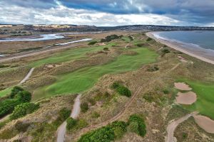 Barnbougle (Dunes) 6th Back Aerial 2026